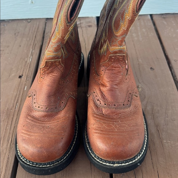 Justin Boots • Gypsy Cowgirl Collection Boots Size 8 Western Work Farm - Picture 8 of 13